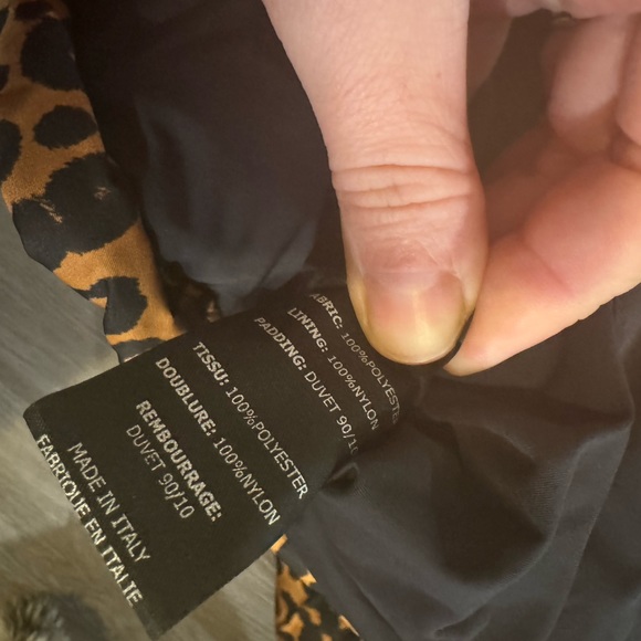 Vetements Logo Limited Edition Leopard Puffer Jacket Coat - Picture 13 of 16